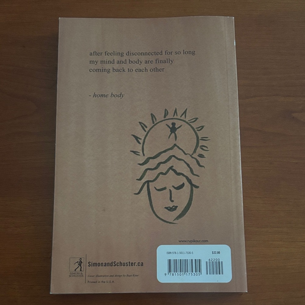 2/$15 Home Body by Rupi Kaur Book - Picture 2 of 5
